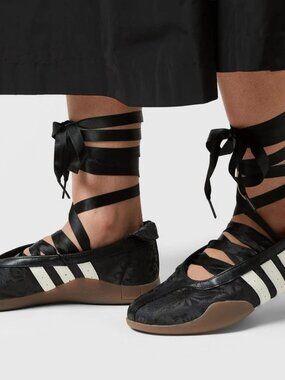 Liberty London x adidas Taekwondo Mei Ballet IH6916 Black Women's Size 7.5